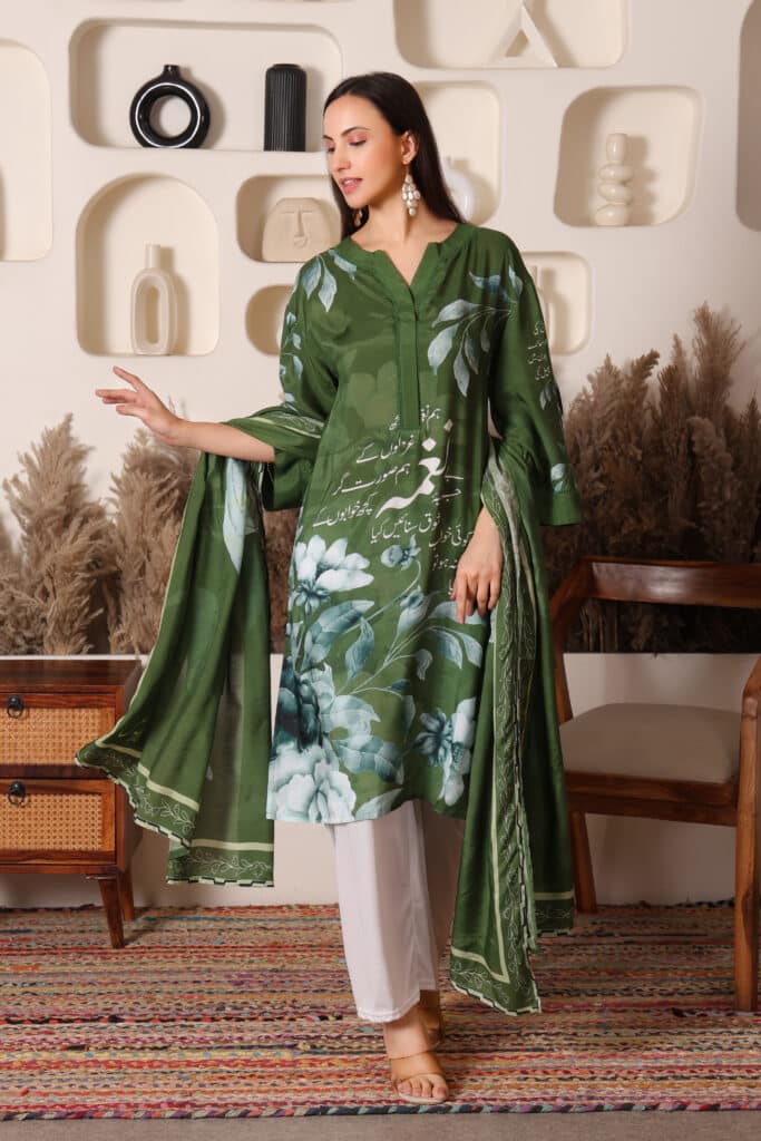 Kurti with Ladder Lace on Placket